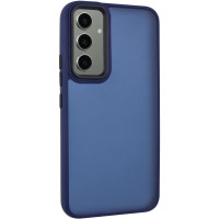 Чохол TPU+PC Lyon Frosted для Samsung Galaxy S25 / S24 - Navy Blue