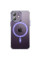 Чохол TPU+PC Colorful with MagSafe для Apple iPhone 12 (6.1) - Purple