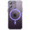 Чохол TPU+PC Colorful with MagSafe для Apple iPhone 12 (6.1) - Purple