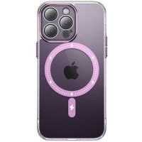 Чехол TPU+PC Colorful with MagSafe для Apple iPhone 12 Pro (6.1) - Pink