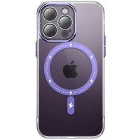 Чехол TPU+PC Colorful with MagSafe для Apple iPhone 12 Pro (6.1) - Purple