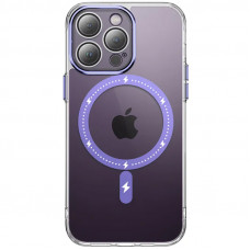 Чохол TPU+PC Colorful with MagSafe для Apple iPhone 12 Pro (6.1) - Purple