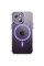 Чехол TPU+PC Colorful with MagSafe для Apple iPhone 13 (6.1) - Purple - фото