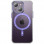 Чехол TPU+PC Colorful with MagSafe для Apple iPhone 13 (6.1) - Purple