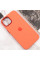 Чохол Silicone Case Metal Buttons (AA) для Apple iPhone 12 Pro / 12 (6.1) - Рожевий / Pink Pomelo