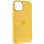 Чехол Silicone Case Metal Buttons (AA) для Apple iPhone 12 Pro / 12 (6.1) - Желтый / Sunglow