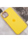 Чехол Silicone Case Metal Buttons (AA) для Apple iPhone 12 Pro / 12 (6.1) - Желтый / Sunglow - фото