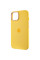 Чехол Silicone Case Metal Buttons (AA) для Apple iPhone 12 Pro / 12 (6.1) - Желтый / Sunglow - фото