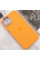 Чехол Silicone Case Metal Buttons (AA) для Apple iPhone 12 Pro / 12 (6.1) - Оранжевый / Marigold - фото