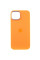 Чехол Silicone Case Metal Buttons (AA) для Apple iPhone 12 Pro / 12 (6.1) - Оранжевый / Marigold - фото