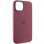 Чохол Silicone Case Metal Buttons (AA) для Apple iPhone 12 Pro Max (6.7) - Бордовий / Plum