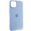 Чехол Silicone Case Metal Buttons (AA) для Apple iPhone 12 Pro Max (6.7) - Голубой / Blue Fog