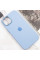 Чехол Silicone Case Metal Buttons (AA) для Apple iPhone 12 Pro Max (6.7) - Голубой / Blue Fog - фото