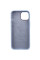 Чехол Silicone Case Metal Buttons (AA) для Apple iPhone 12 Pro Max (6.7) - Голубой / Blue Fog - фото