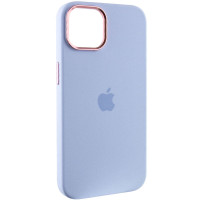 Чохол Silicone Case Metal Buttons (AA) для Apple iPhone 12 Pro Max (6.7) - Блакитний / Cloud Blue