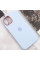 Чохол Silicone Case Metal Buttons (AA) для Apple iPhone 12 Pro Max (6.7) - Блакитний / Cloud Blue - фото