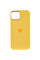 Чехол Silicone Case Metal Buttons (AA) для Apple iPhone 12 Pro Max (6.7) - Желтый / Sunglow - фото