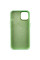 Чехол Silicone Case Metal Buttons (AA) для Apple iPhone 12 Pro Max (6.7) - Зеленый / Pistachio - фото