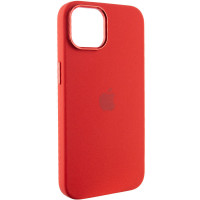 Чохол Silicone Case Metal Buttons (AA) для Apple iPhone 12 Pro Max (6.7) - Червоний / Red