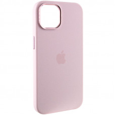 Чохол Silicone Case Metal Buttons (AA) для Apple iPhone 12 Pro Max (6.7) - Рожевий / Chalk Pink