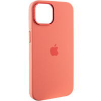 Чохол Silicone Case Metal Buttons (AA) для Apple iPhone 12 Pro Max (6.7) - Рожевий / Pink Pomelo