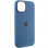 Чехол Silicone Case Metal Buttons (AA) для Apple iPhone 12 Pro Max (6.7) - Синий / StromBlue