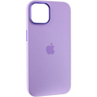 Чехол Silicone Case Metal Buttons (AA) для Apple iPhone 12 Pro Max (6.7) - Сиреневый / Lilac