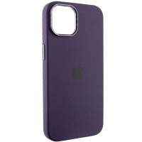 Чехол Silicone Case Metal Buttons (AA) для Apple iPhone 12 Pro Max (6.7) - Фиолетовый / Elderberry