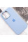 Чехол Silicone Case Metal Buttons (AA) для Apple iPhone 13 Pro Max (6.7) - Голубой / Blue Fog - фото