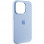 Чохол Silicone Case Metal Buttons (AA) для Apple iPhone 13 Pro Max (6.7) - Блакитний / Blue Fog