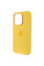 Чехол Silicone Case Metal Buttons (AA) для Apple iPhone 13 Pro Max (6.7) - Желтый / Sunglow - фото