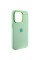 Чехол Silicone Case Metal Buttons (AA) для Apple iPhone 13 Pro Max (6.7) - Зеленый / Pistachio - фото