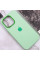 Чехол Silicone Case Metal Buttons (AA) для Apple iPhone 13 Pro Max (6.7) - Зеленый / Pistachio - фото