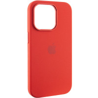 Чехол Silicone Case Metal Buttons (AA) для Apple iPhone 13 Pro Max (6.7) - Красный / Red