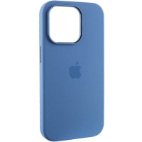 Чехол Silicone Case Metal Buttons (AA) для Apple iPhone 13 Pro Max (6.7) - Синий / Blue Jay