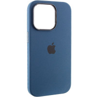 Чехол Silicone Case Metal Buttons (AA) для Apple iPhone 13 Pro Max (6.7) - Синий / StromBlue