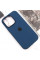 Чехол Silicone Case Metal Buttons (AA) для Apple iPhone 13 Pro Max (6.7) - Синий / StromBlue - фото