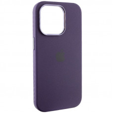 Чехол Silicone Case Metal Buttons (AA) для Apple iPhone 13 Pro Max (6.7) - Фиолетовый / Elderberry