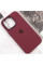 Чехол Silicone Case Metal Buttons (AA) для Apple iPhone 13 Pro (6.1) - Бордовый / Plum