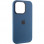 Чехол Silicone Case Metal Buttons (AA) для Apple iPhone 13 Pro (6.1) - Синий / StromBlue