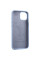 Чехол Silicone Case Metal Buttons (AA) для Apple iPhone 13 (6.1) - Голубой / Blue Fog