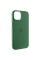 Чехол Silicone Case Metal Buttons (AA) для Apple iPhone 14 (6.1) - Зеленый / Clover - фото