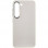 Кожаный чехол Bonbon Leather Metal Style для Samsung Galaxy S22+ - Белый / White