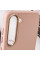 Кожаный чехол Bonbon Leather Metal Style для Samsung Galaxy S22+ - Розовый / Light pink