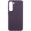 Кожаный чехол Bonbon Leather Metal Style для Samsung Galaxy S22+ - Фиолетовый / Dark Purple