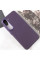 Кожаный чехол Bonbon Leather Metal Style для Samsung Galaxy S22+ - Фиолетовый / Dark Purple