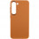 Кожаный чехол Bonbon Leather Metal Style для Samsung Galaxy S23 - Коричневый / Brown