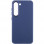 Кожаный чехол Bonbon Leather Metal Style для Samsung Galaxy S23 - Синий / Navy blue