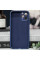 Чехол TPU+Glass Sapphire Midnight with MagSafe для Apple iPhone 14 Pro (6.1) - Синий / Deep navy - фото