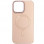 Шкіряний чохол Bonbon Leather Metal Style with MagSafe для Apple iPhone 11 (6.1) - Рожевий / Light pink